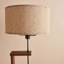 Opviq Lámpara de Pie de Madera AYD-3473 Beige y Marrón
